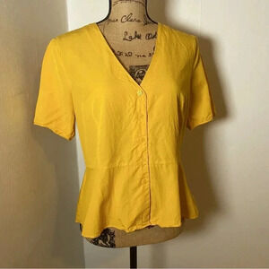 Yellow Blouse Women’s Medium